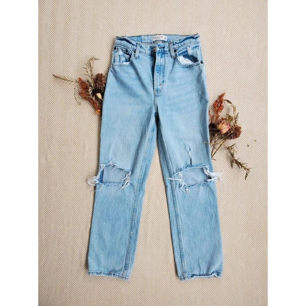 Abercrombie & Fitch 90s Straight Ultra High Rise Jeans Size 25